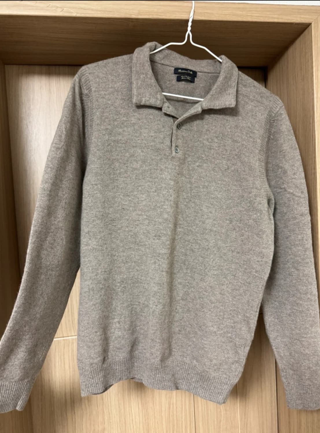 마시모두띠 카라 니트 Grey L
 상품이미지1