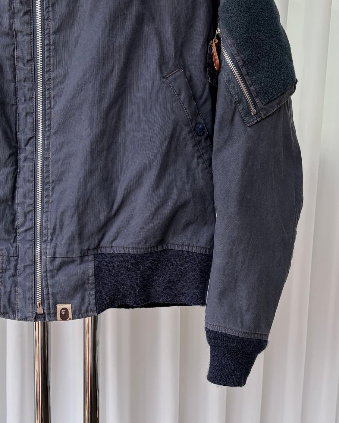 [M]베이프 BAPE B-15A 코튼 플라이트 자켓 상품이미지7