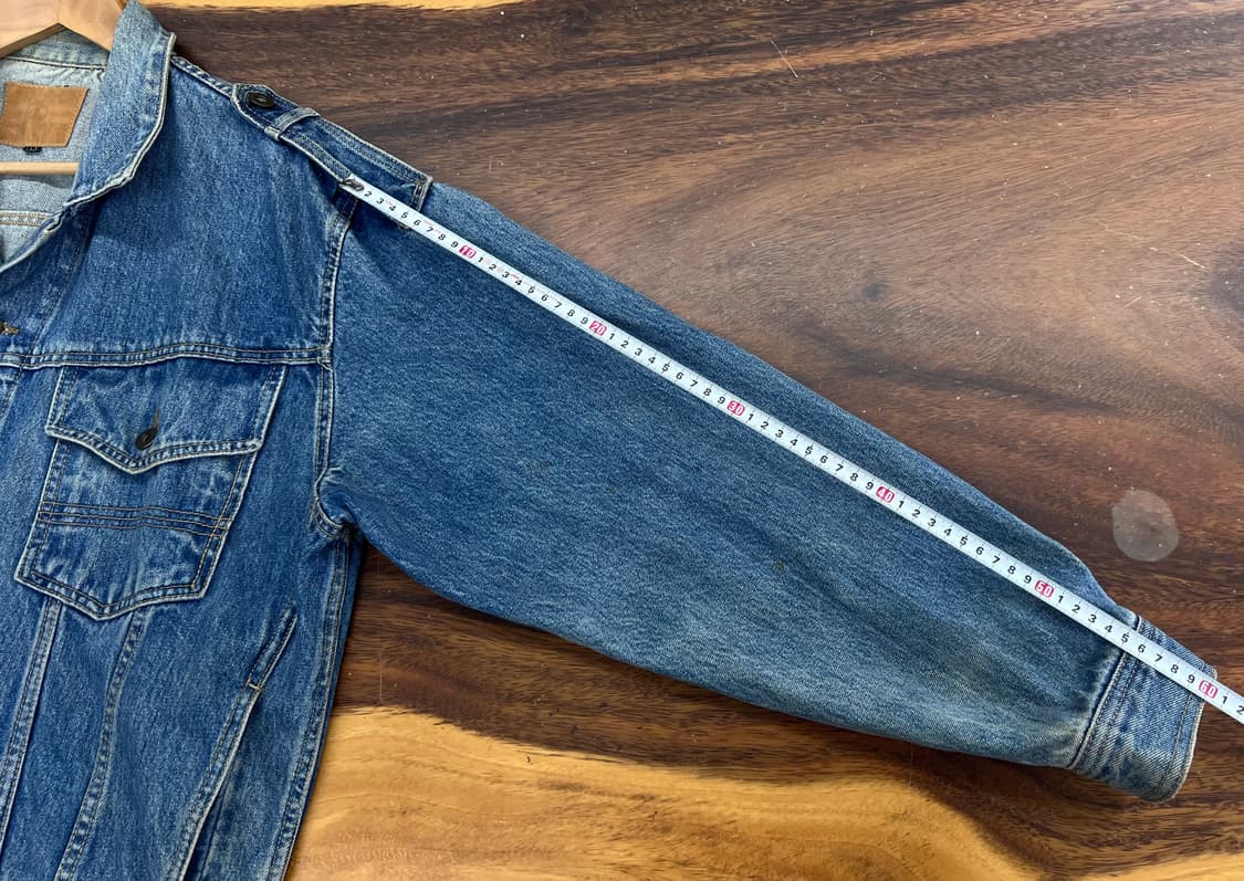 90's 올드스쿨 워싱 청자켓 상품이미지5