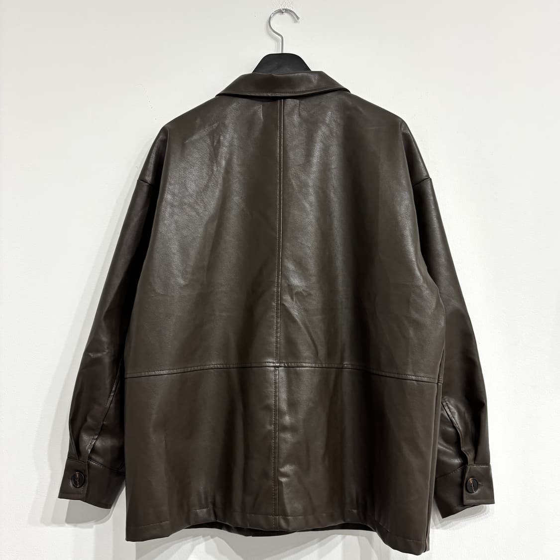 [새상품] 브라운 레더 가죽 블레이저 자켓 2디자인 상품이미지8