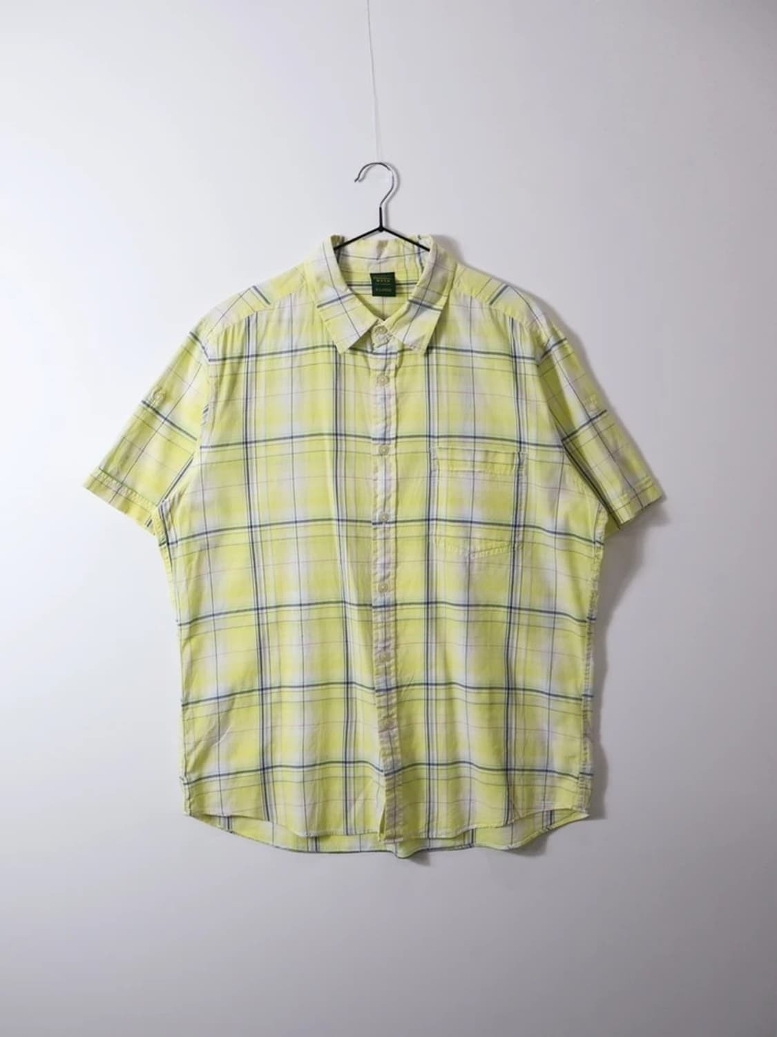 Uniqlo Yellow Plaid Shirt 상품이미지3