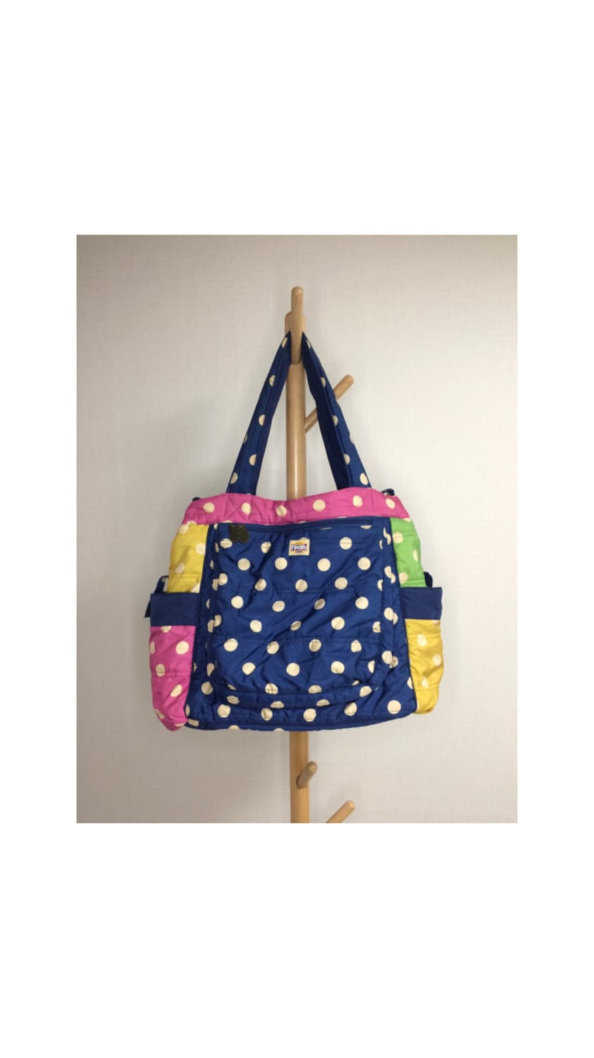 빈티지 컬러풀 도트 땡땡이 숄더백 크로스백 상품이미지1