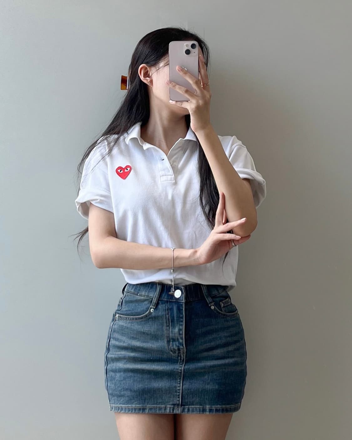 꼼데가르송 반팔 카라티  상품이미지2