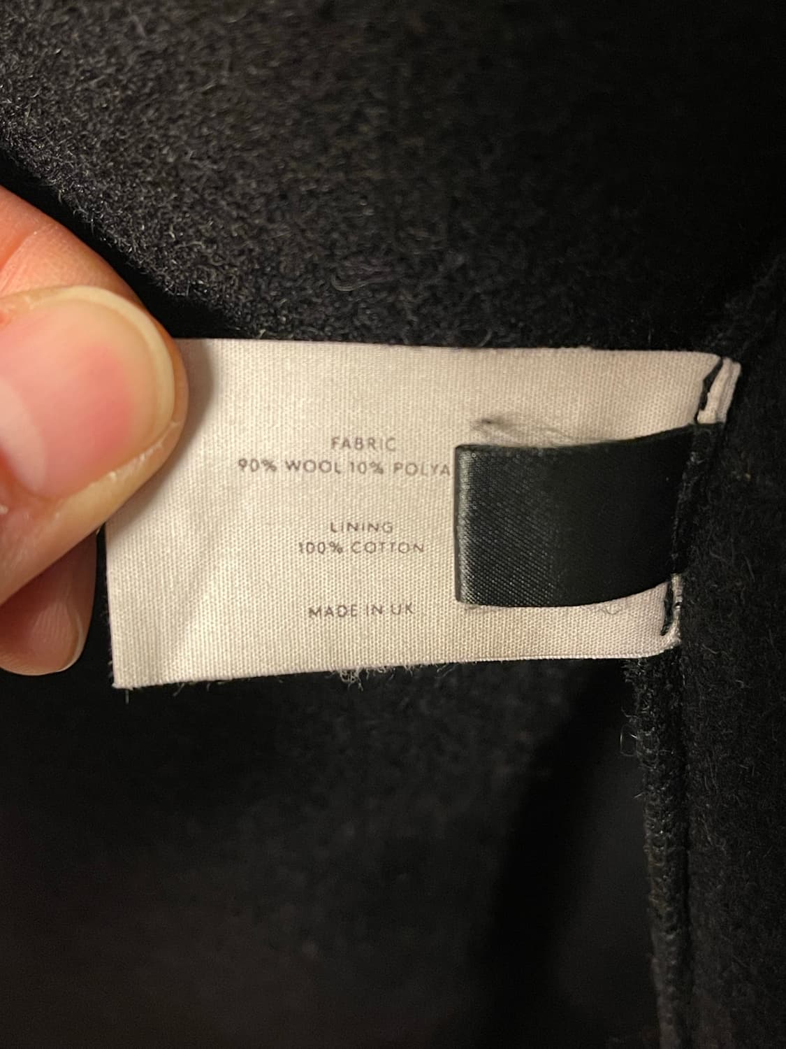 르메르 블랙 더플 코트(16FW) 상품이미지4