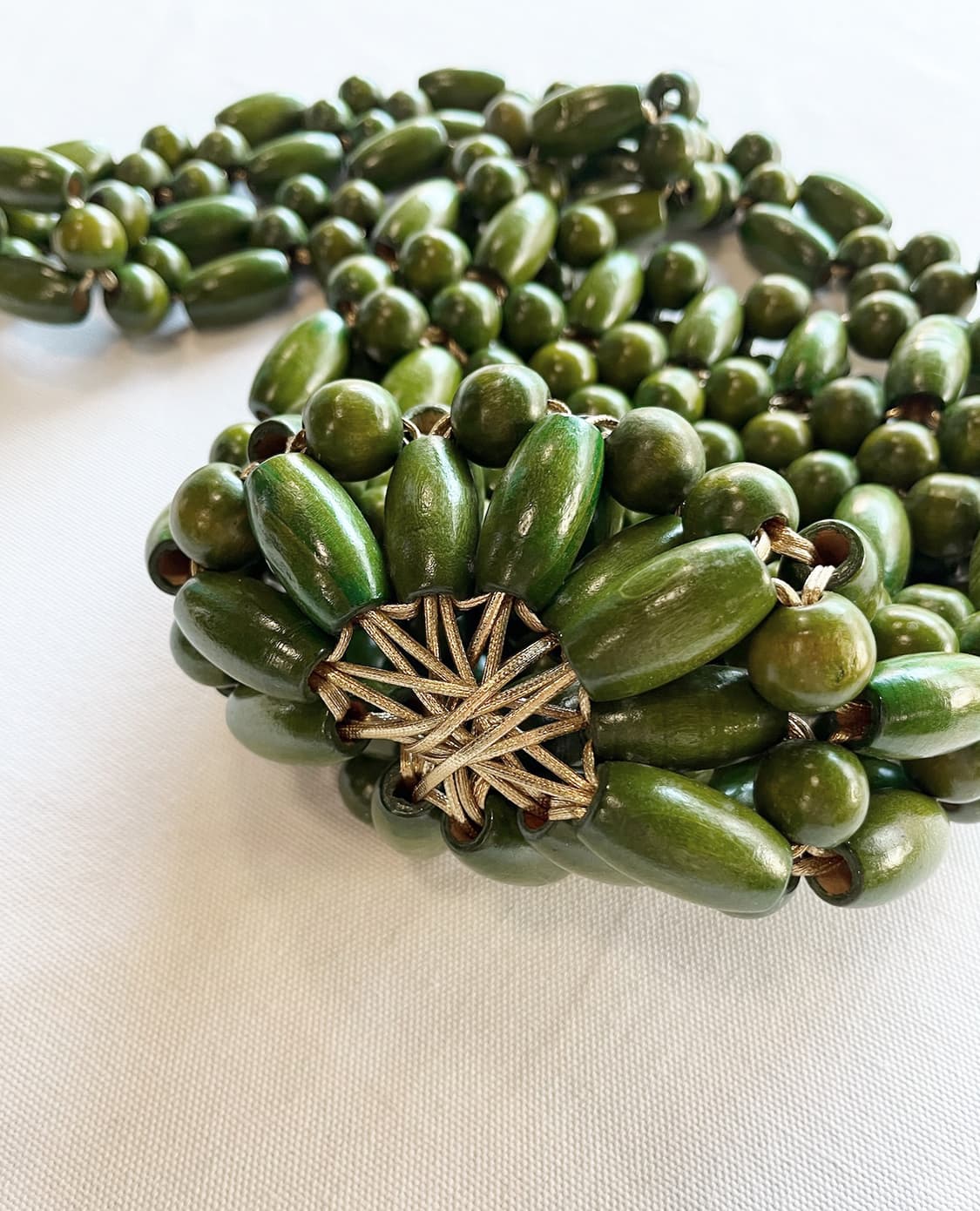 VANINA wood bead shoulder bag 상품이미지4