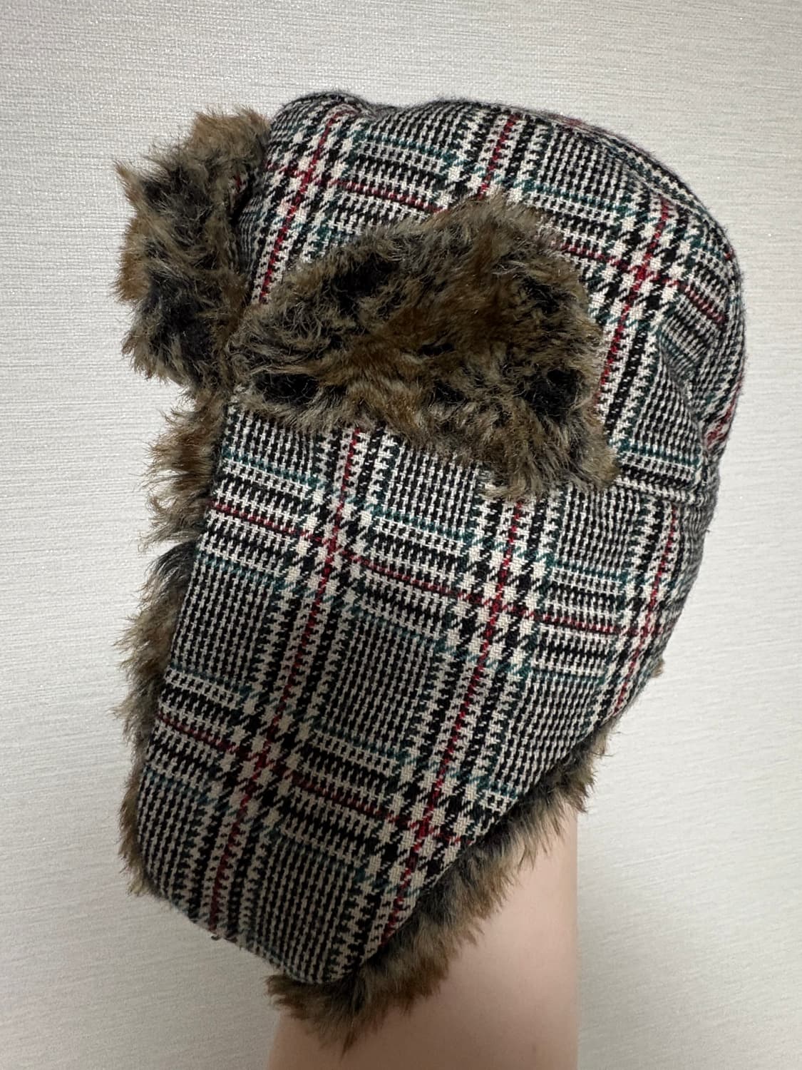 체크 군밤모자 트루퍼햇 상품이미지3