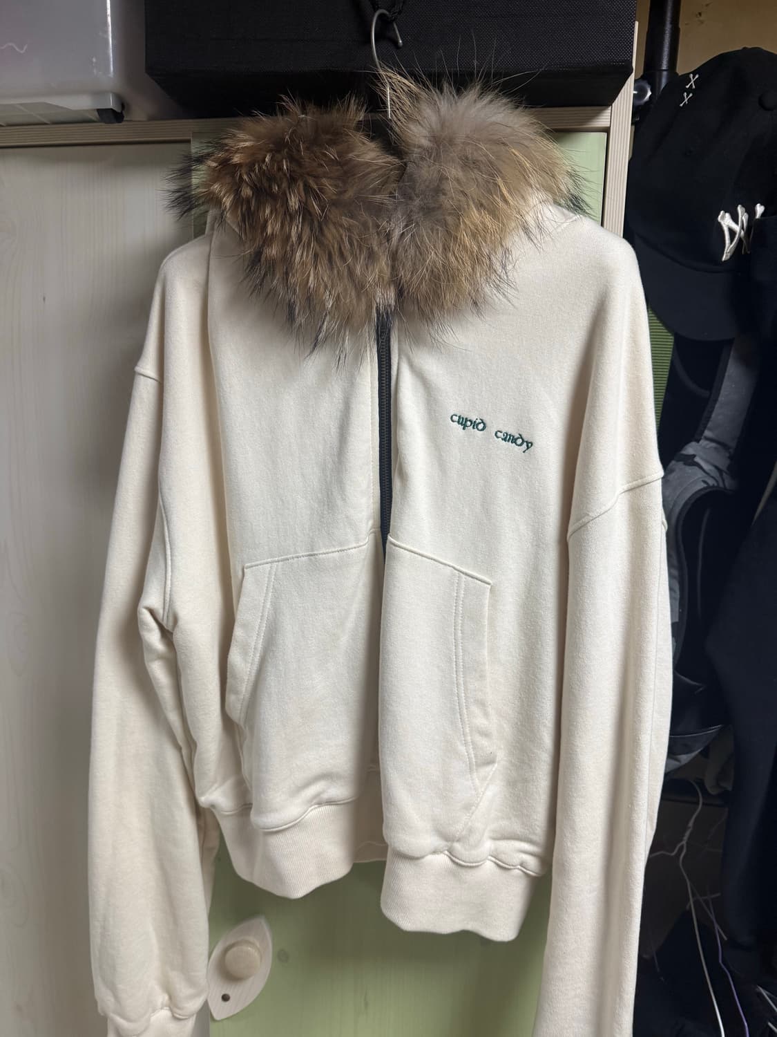 언더머이카 퍼 후드집업 1사이즈 상품이미지1