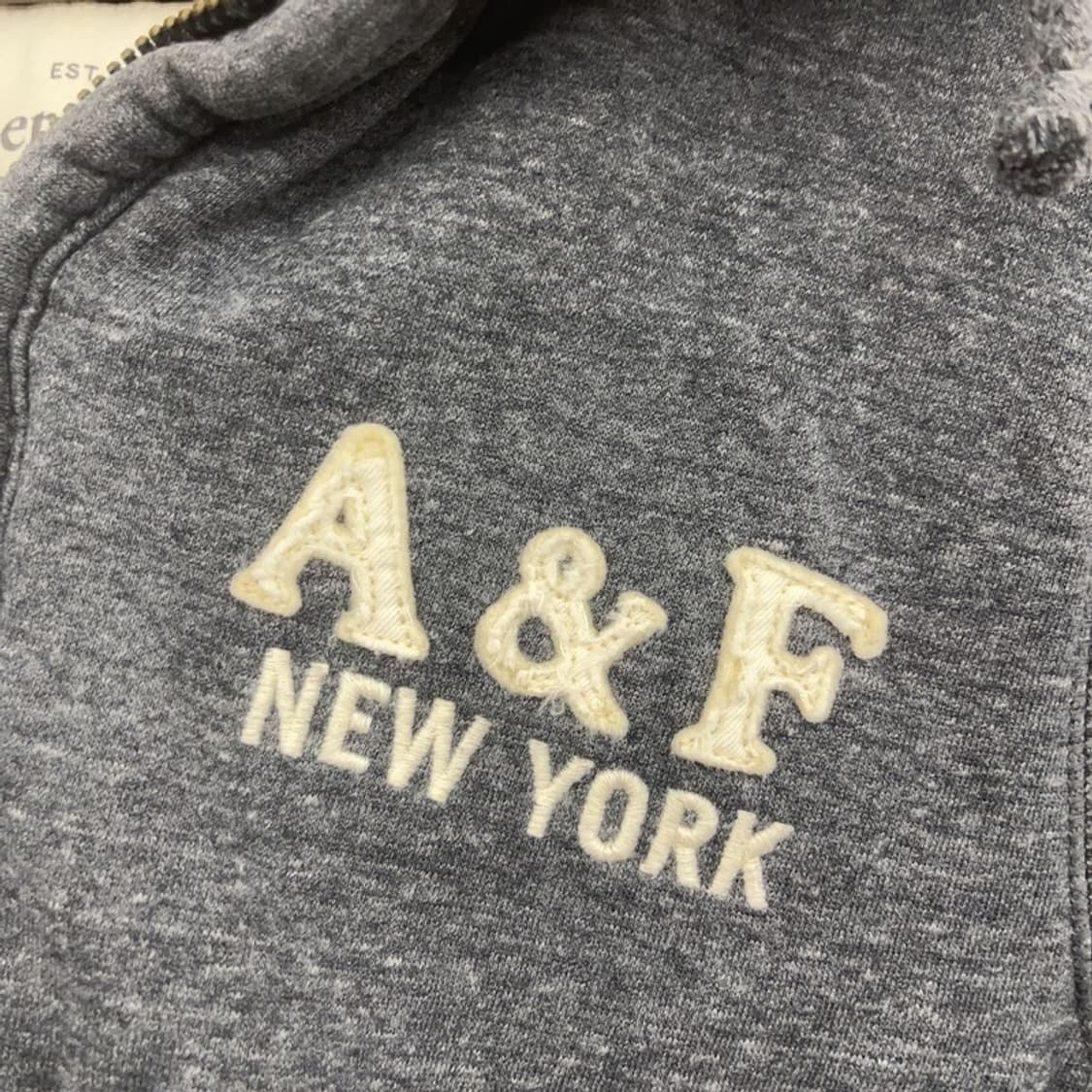 아베크롬비 울프죠 Y2K 캐주얼 양털 후드집업 L C08758 상품이미지7