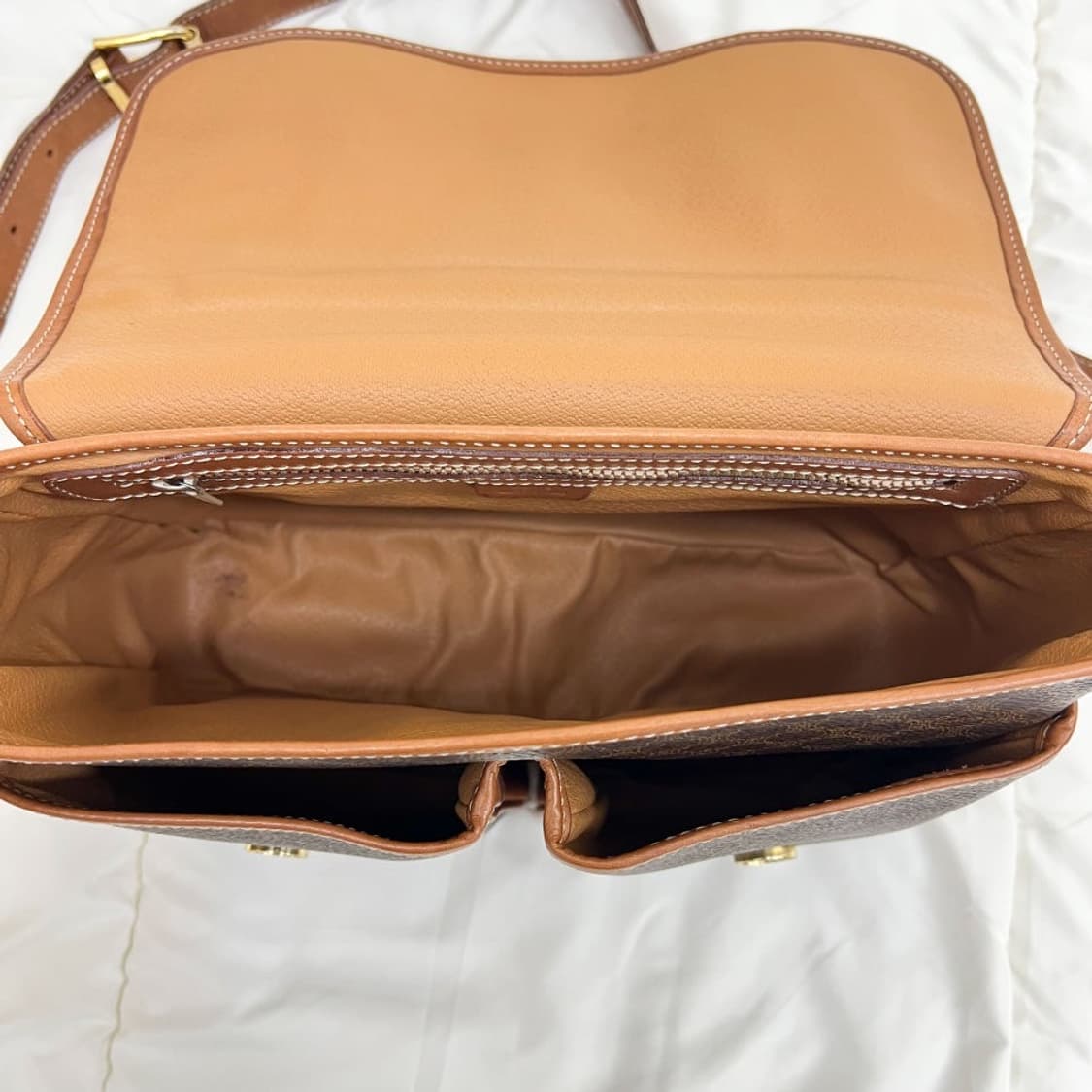 celine / 셀린느 브라운 마카담 포켓 크로스백  상품이미지10