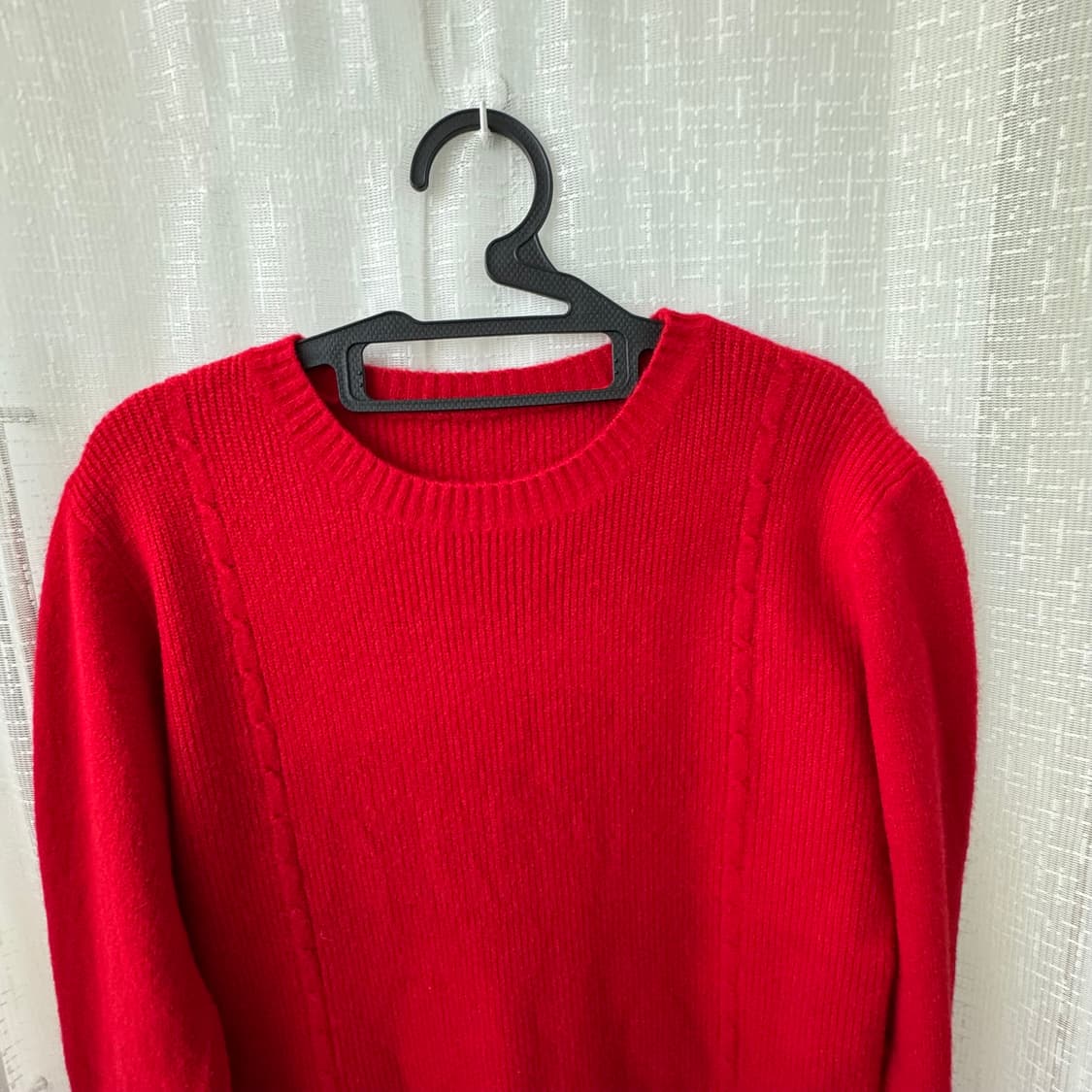 예쁜 빨강 레드 롱니트 상품이미지5