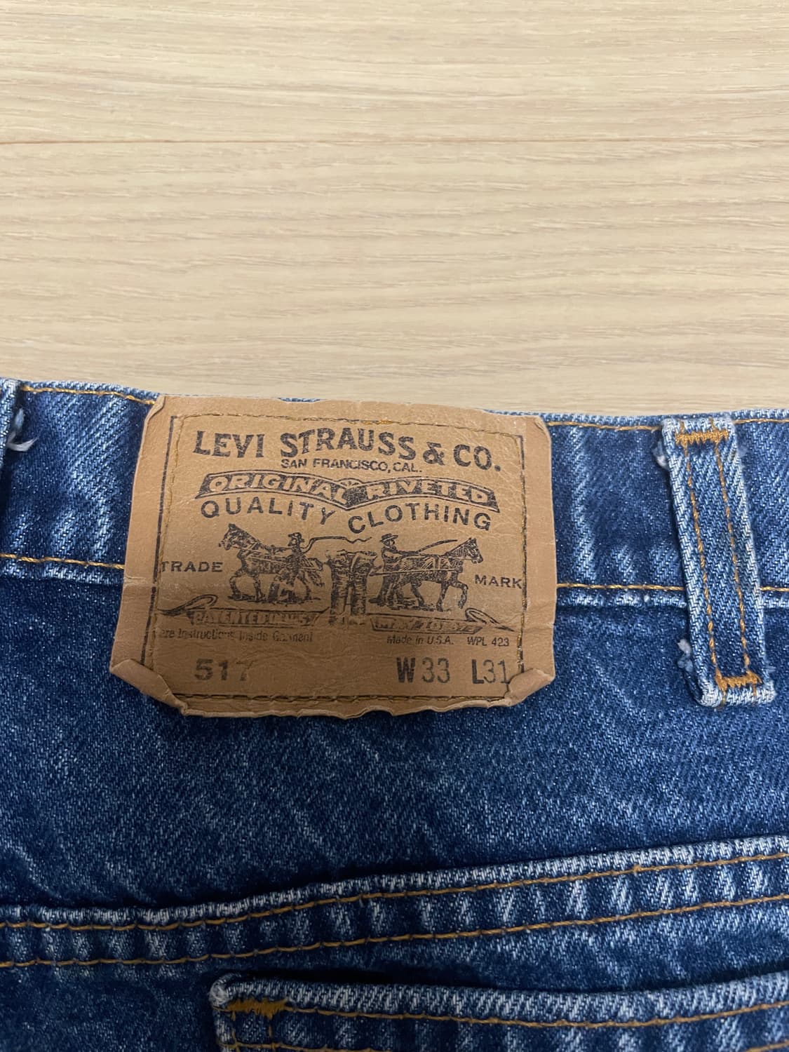 빈티지 리바이스 517  오렌지 탭 usa 팝니다 상품이미지7