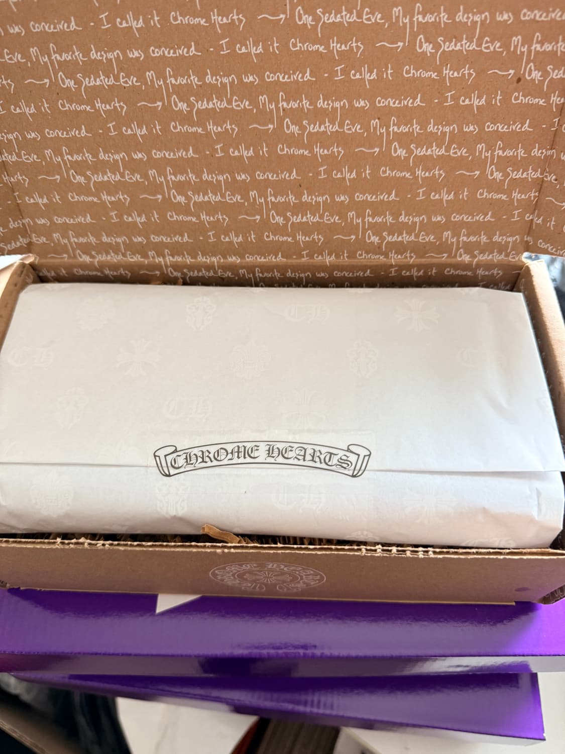 [새제품] 크롬하츠 블루 워치캡 비니 상품이미지3