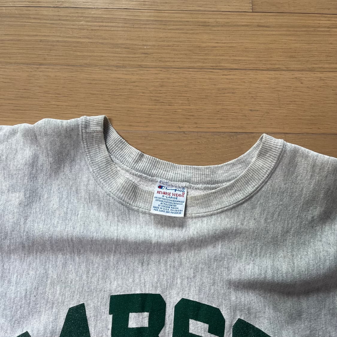 90년대 챔피온 빈티지 리버스위브 스웻셔츠 미국제조 상품이미지3