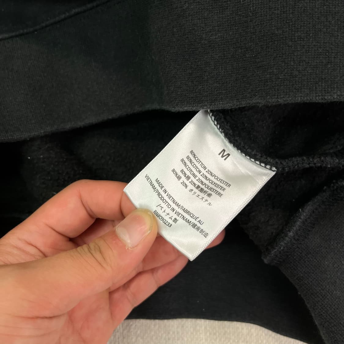 100 피오갓 에센셜 백로고 맨투맨 상품이미지5