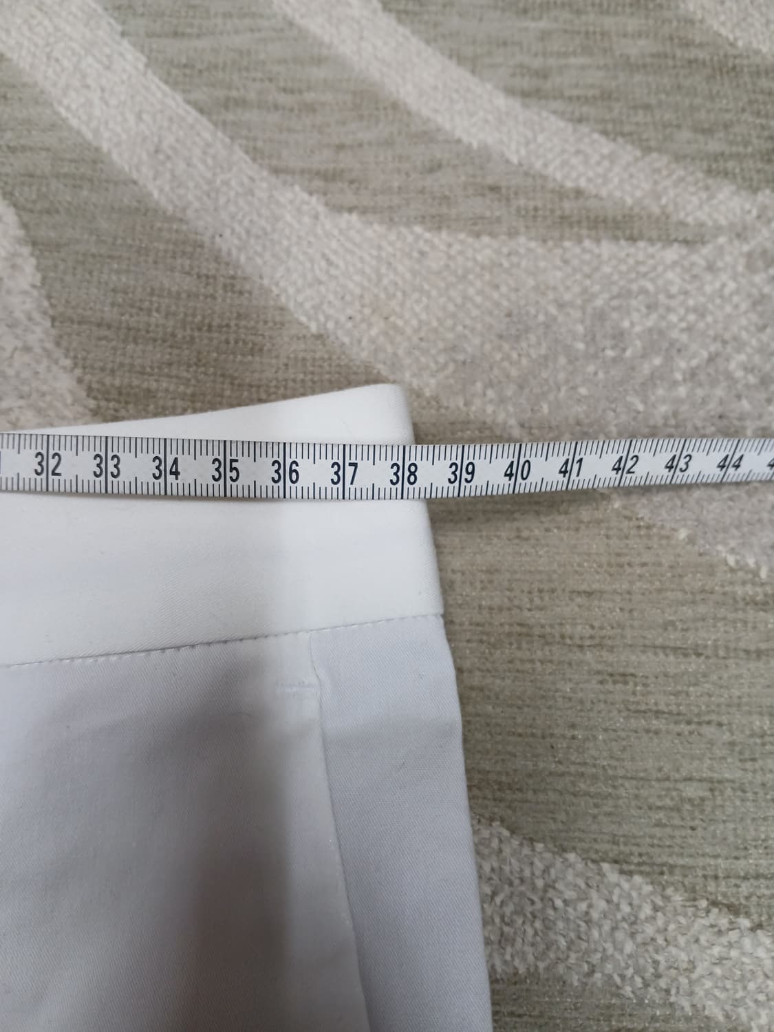 알베르토 비 아니 화이트 벨티드팬츠  상품이미지6