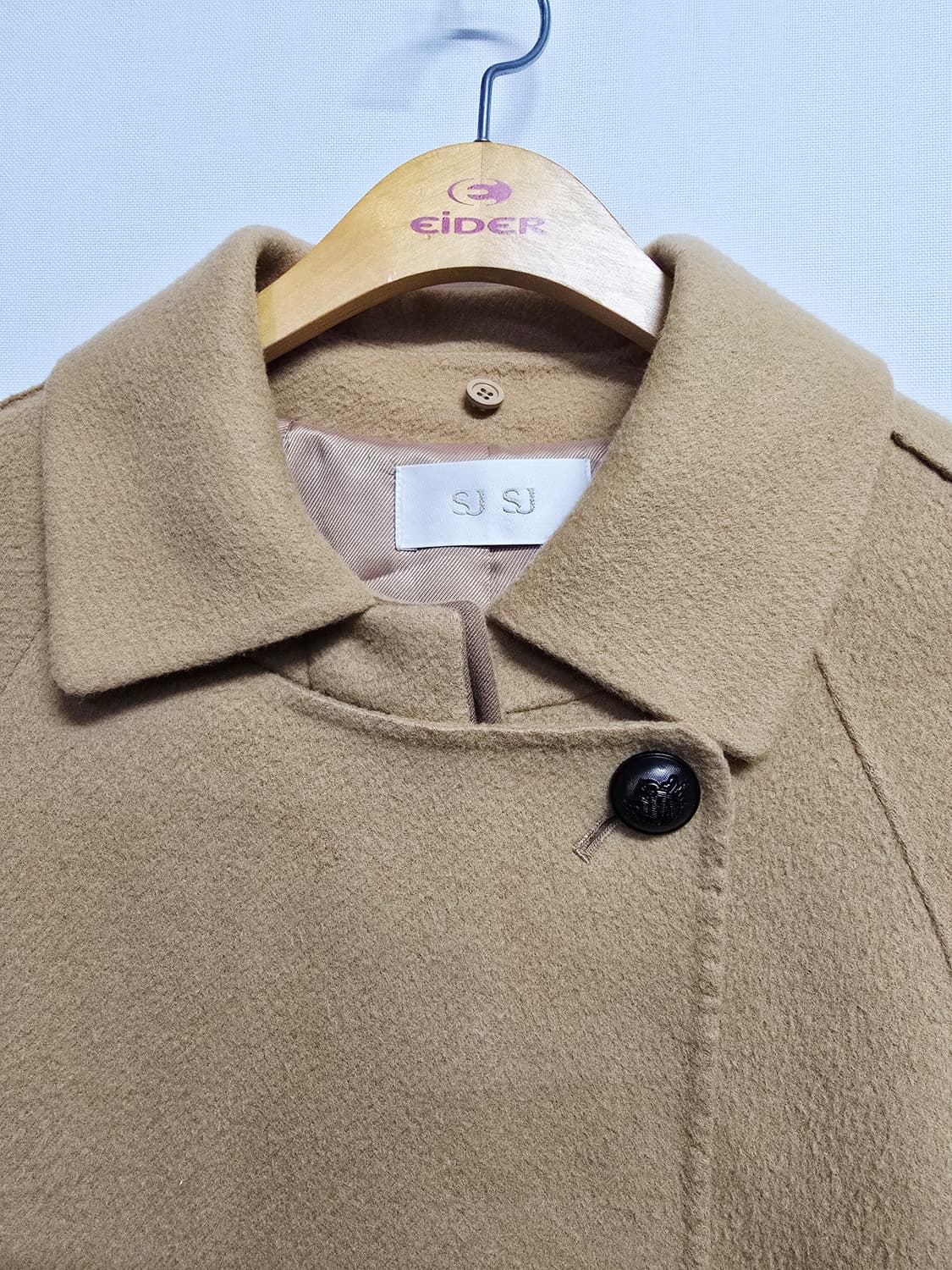 SJSJ 양모캐시미어 블렌드 하프 코트 상품이미지2