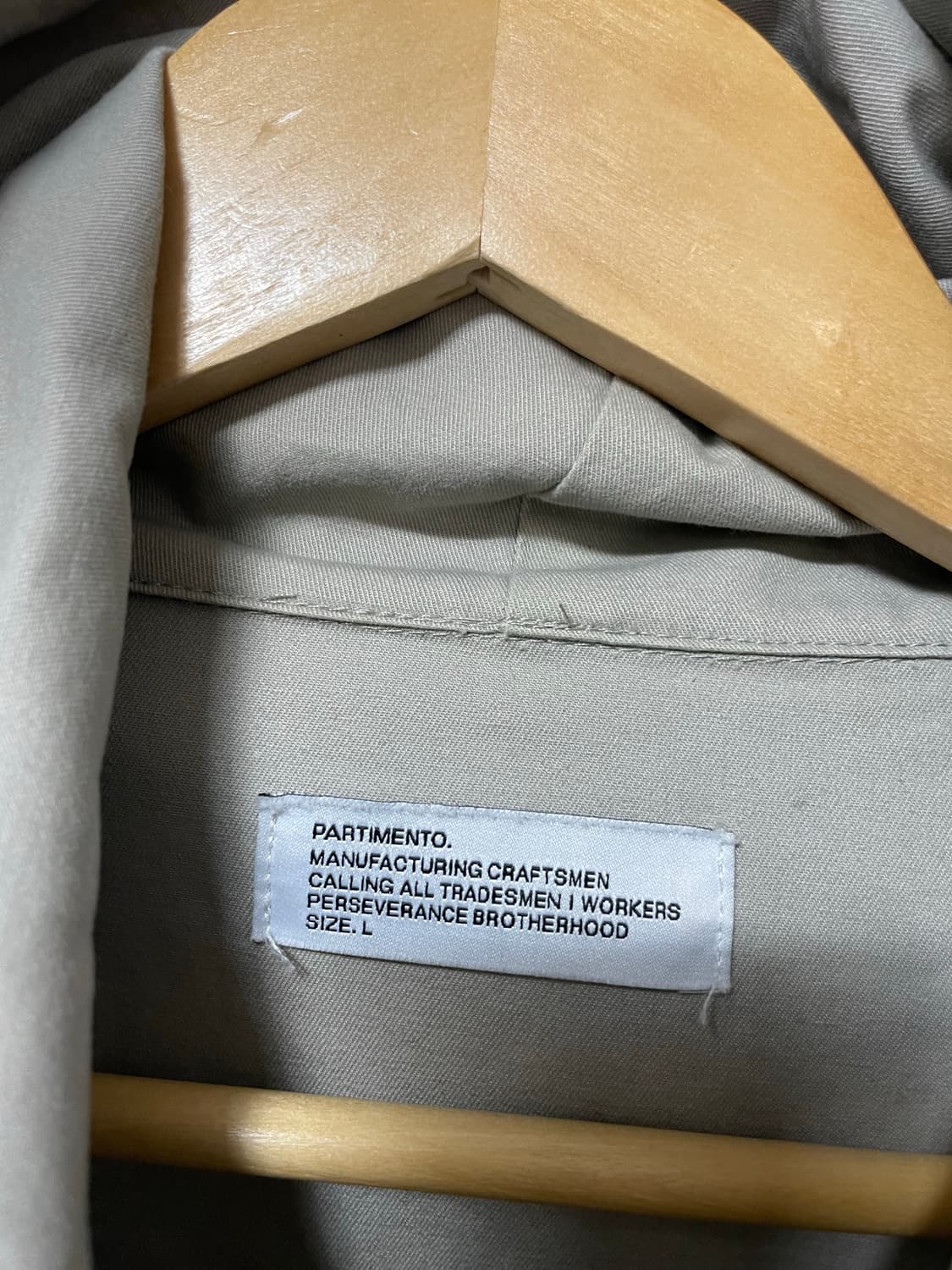 100-105 파르티멘토 루즈핏 후드 자켓 정품 상품이미지4