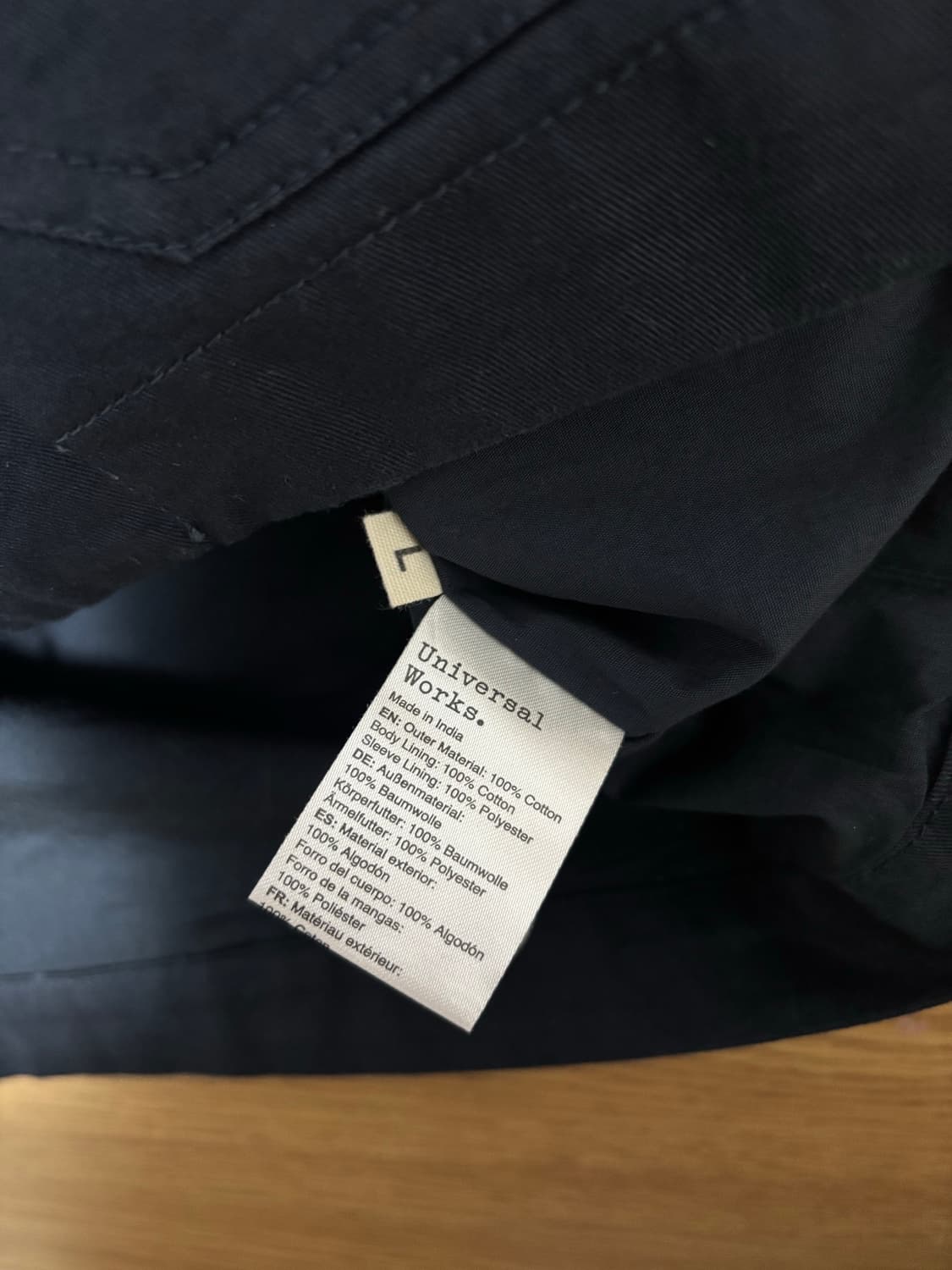 [새상품/L] 유니버셜웍스 코튼 면 패치 자켓 상품이미지5