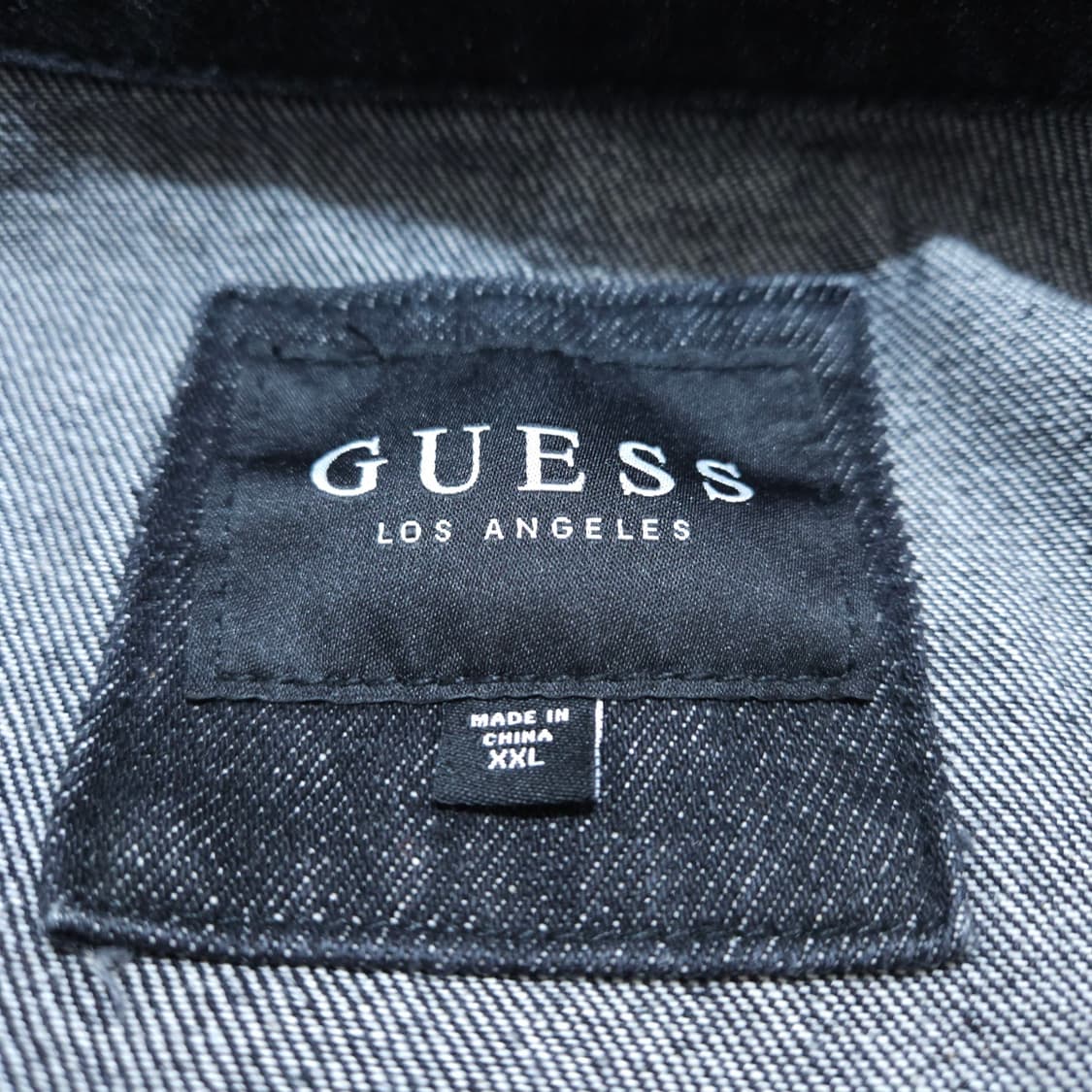 게스) XXL 남자 흑청자켓 데님자켓 / 왕눈이샵 상품이미지9