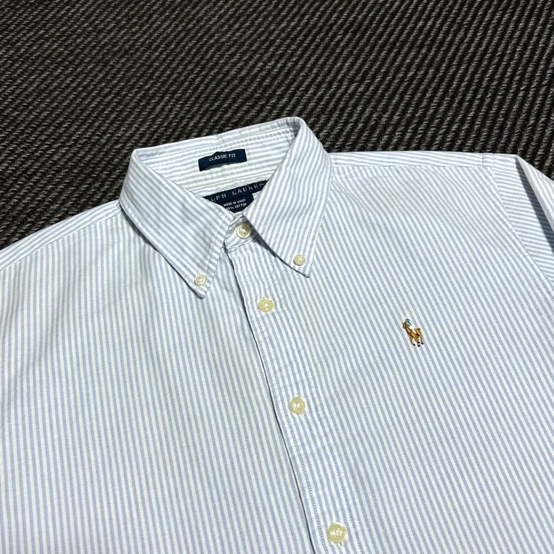[L] Polo 폴로 랄프로렌 우먼즈 스트라이프 옥스퍼드 셔츠 상품이미지3