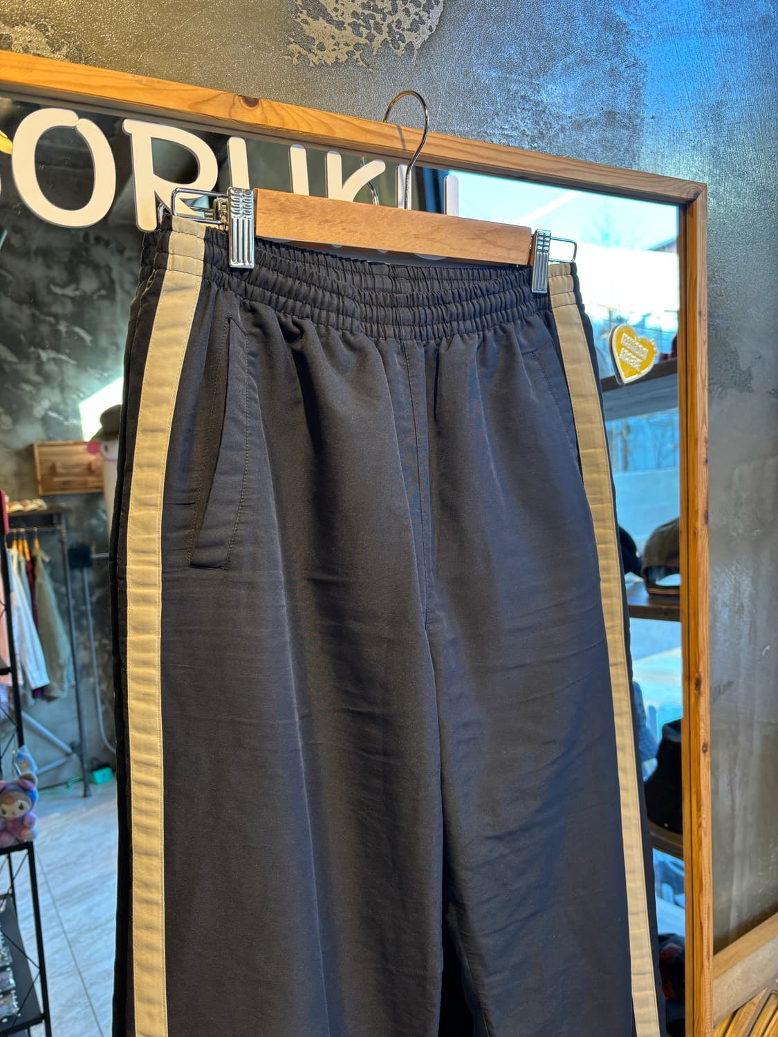 아식스 네이비 트레이닝 팬츠 M 상품이미지2