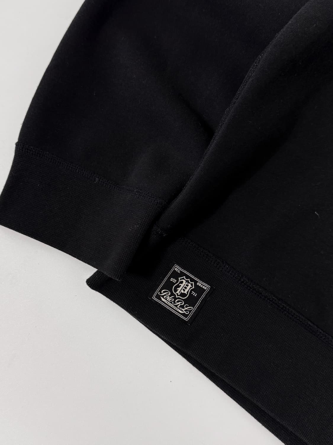 로 랄프로렌 루즈핏 신형 P로고 블랙 스웻 셔츠 상품이미지5