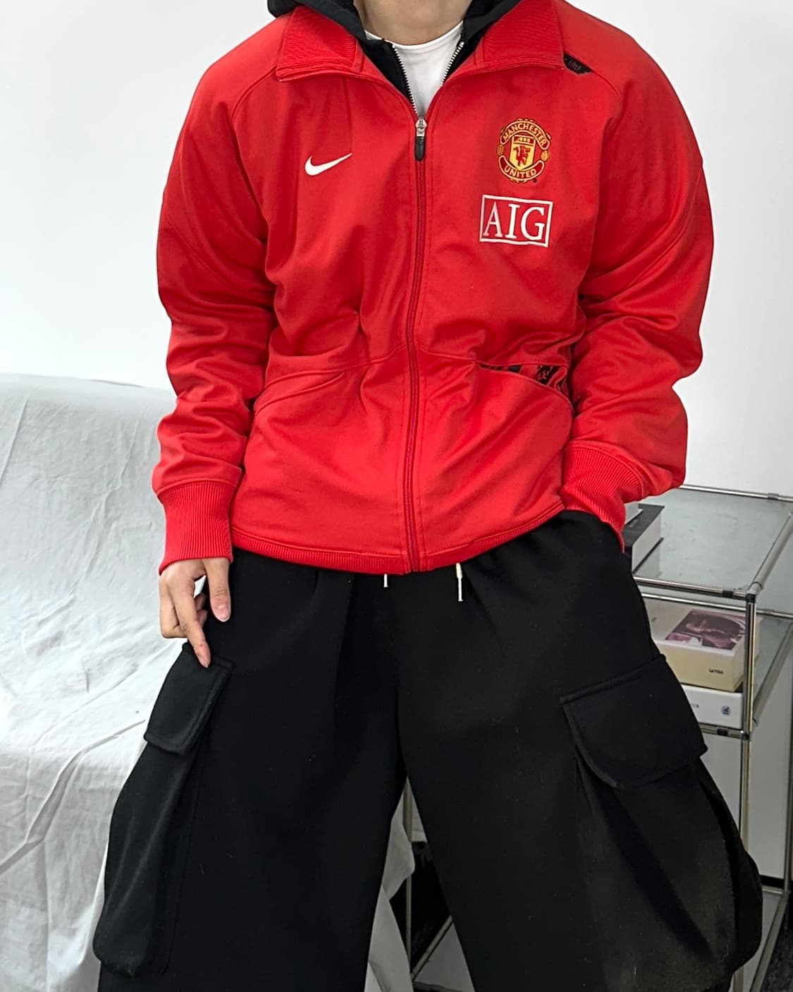 나이키 07-08 맨체스터 유나이티트 트랙탑 져지 L 상품이미지2