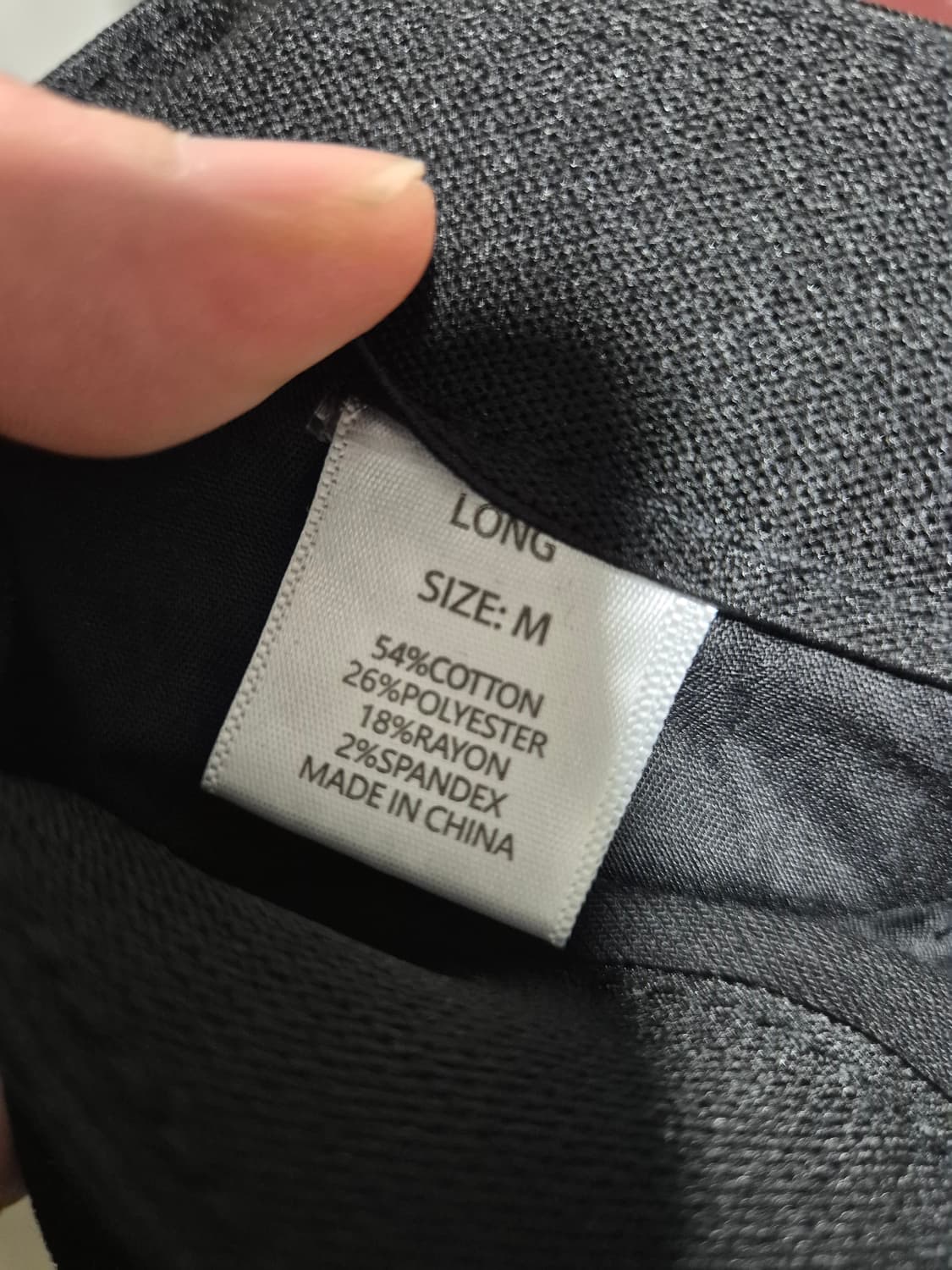 새상품[M]블랙 부츠컷 스판팬츠 바지 봄시즌 여성용 상품이미지4