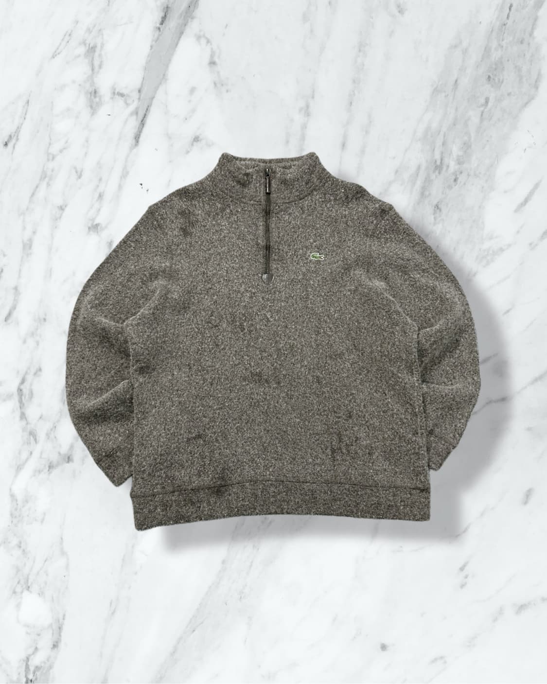 라코스테 브라운 하프집업 니트  상품이미지1