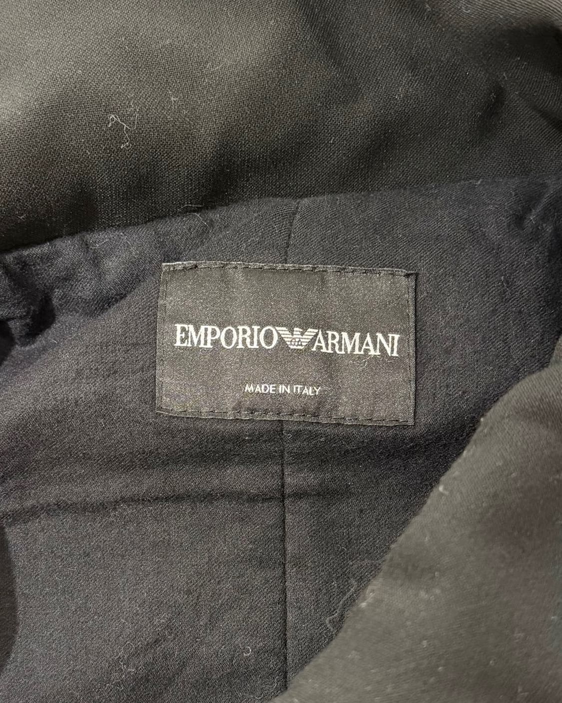 엠포리오 아르마니 카키 레더 집업 자켓 상품이미지7