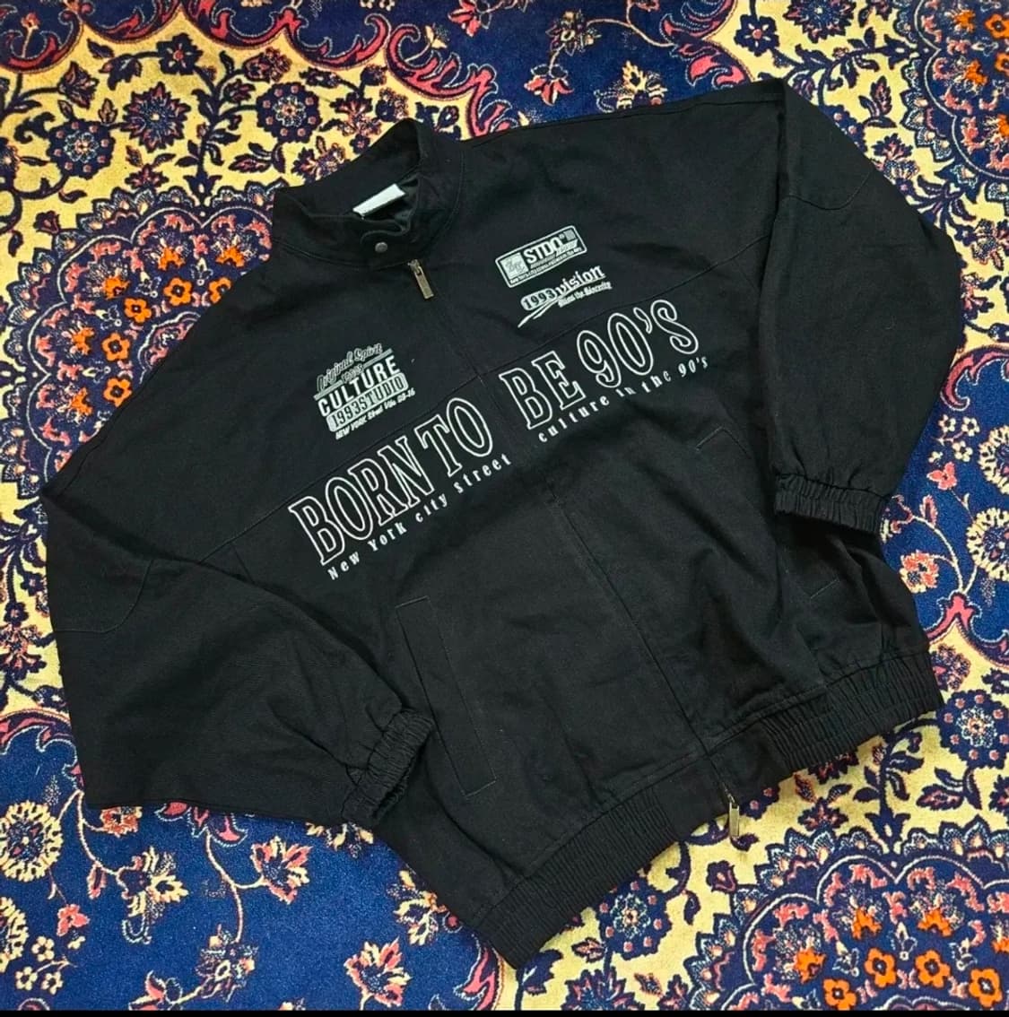 1993스튜디오 빈티지 코튼 트윌 바이커자켓 M size 상품이미지3