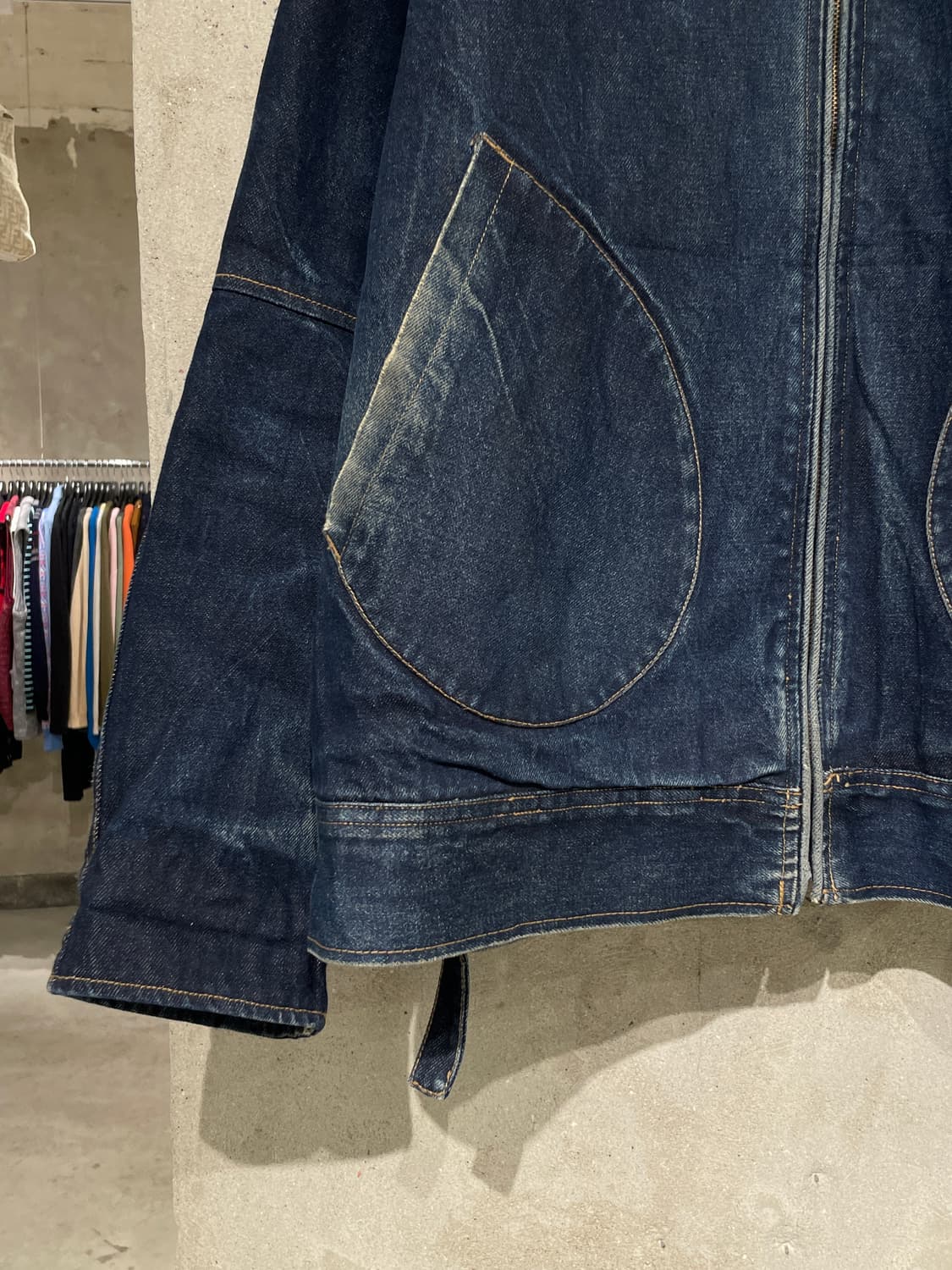 케네스 콜 리액션 진청 워싱 데님 자켓 상품이미지4