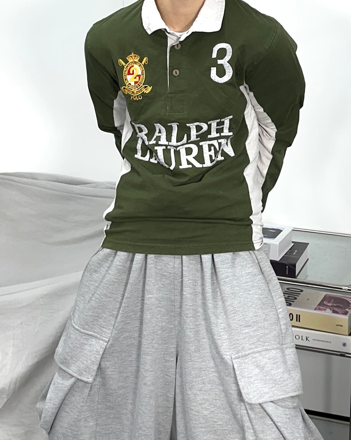 랄프로렌 90s 럭비 pk M 상품이미지4