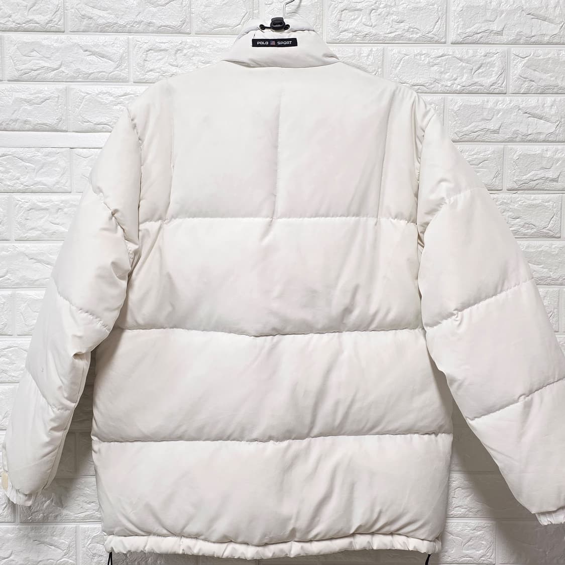 택포// 폴로랄프로엔 화이트 성조기 눕시 패딩 상품이미지4
