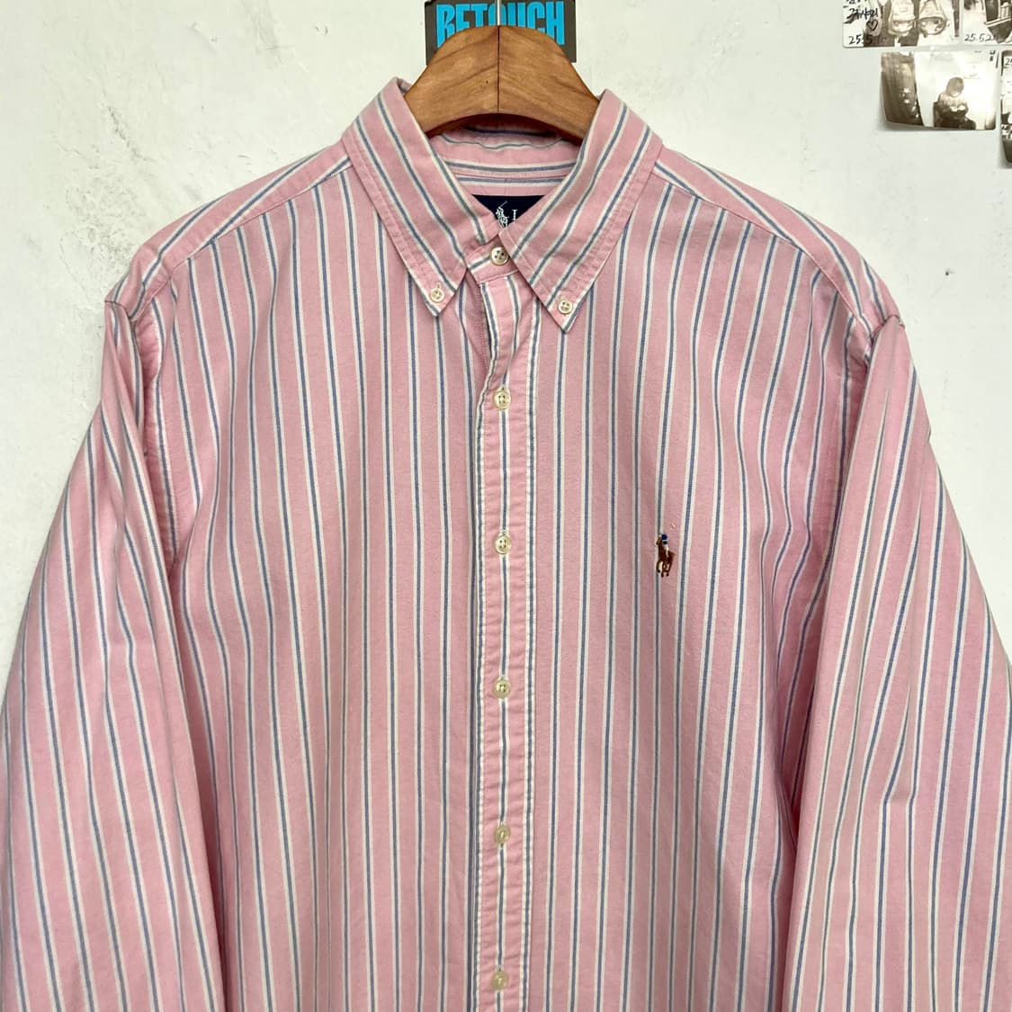90‘s 폴로 클래식핏 스트라이프 셔츠 상품이미지2