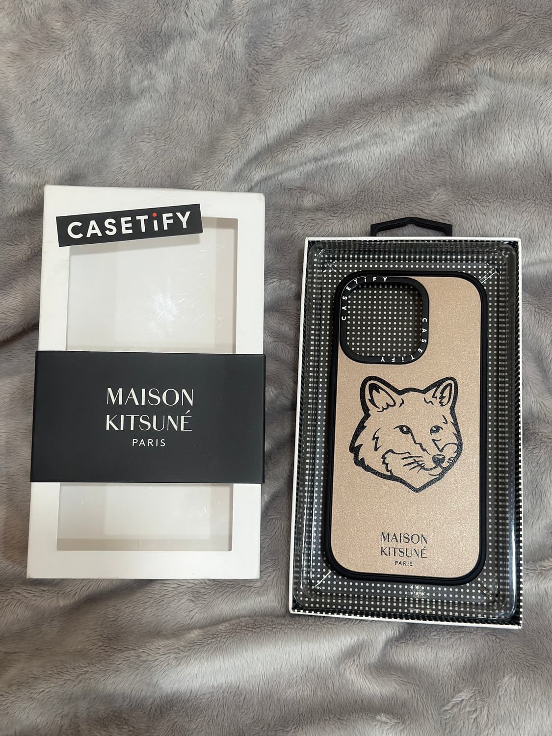 한정판) 메종키츠네 x 케이스티파이 콜라보 아이폰 16프로 케이스 상품이미지2