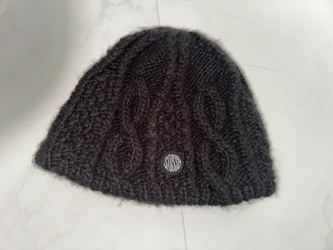 스투시 케이블 니트 비니 상품이미지2