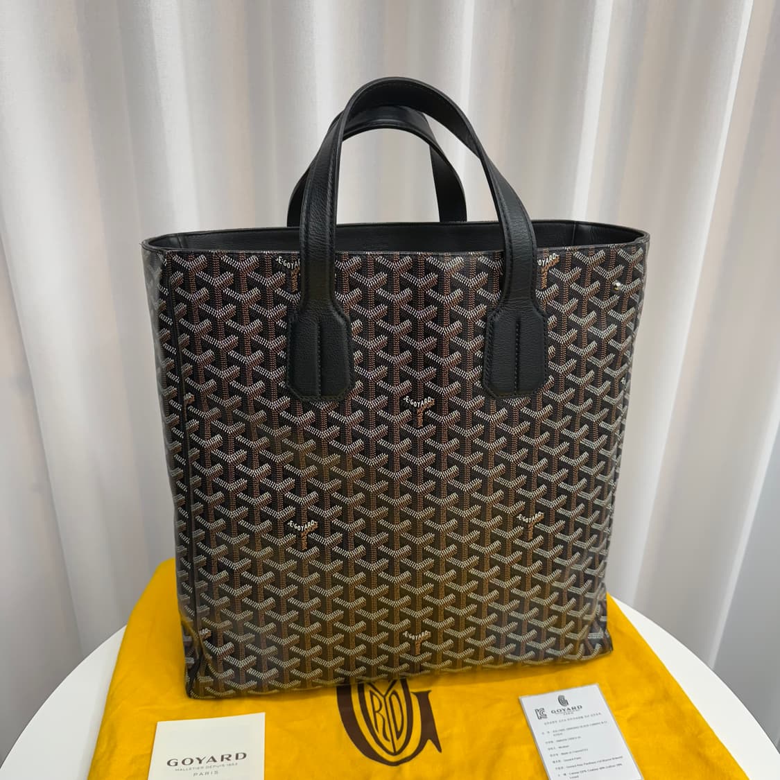 [정품] 고야드 볼테르 토트백 블랙 상품이미지2