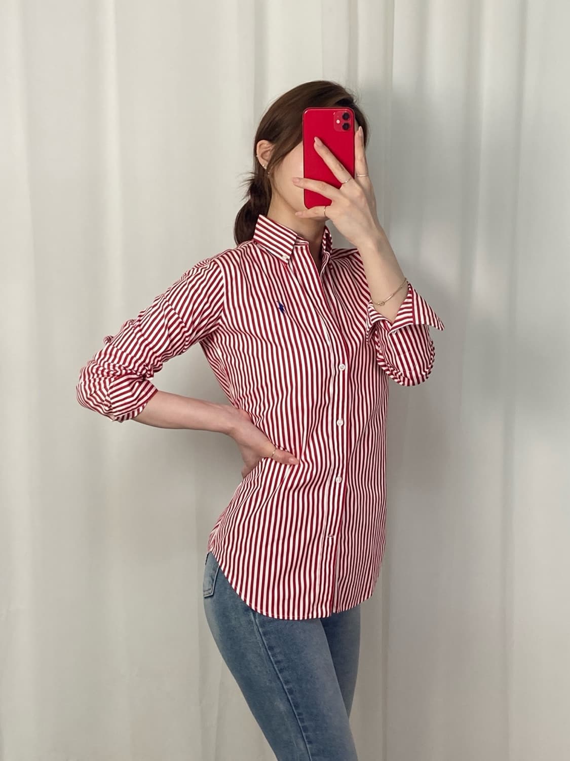 폴로 스트라이프 셔츠 상품이미지3