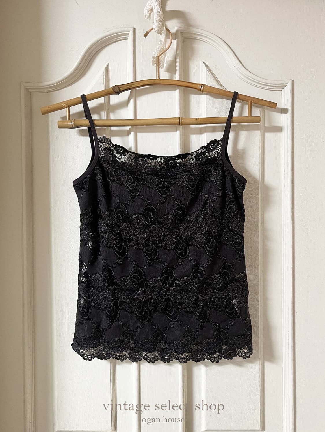 vintage flower lace sleeveless top 상품이미지1