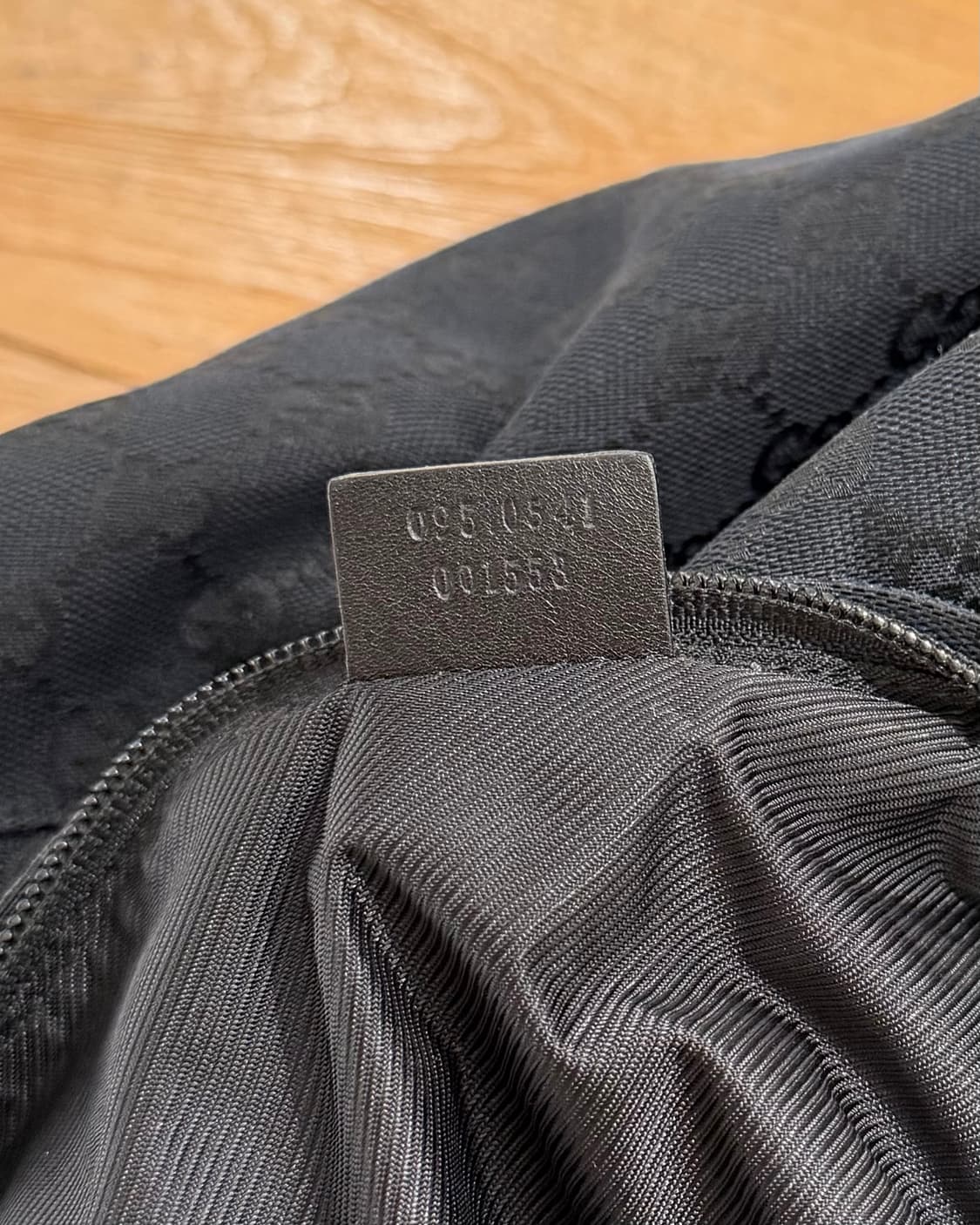 구찌 블랙 나일론 GG 캔버스 호보백 상품이미지8