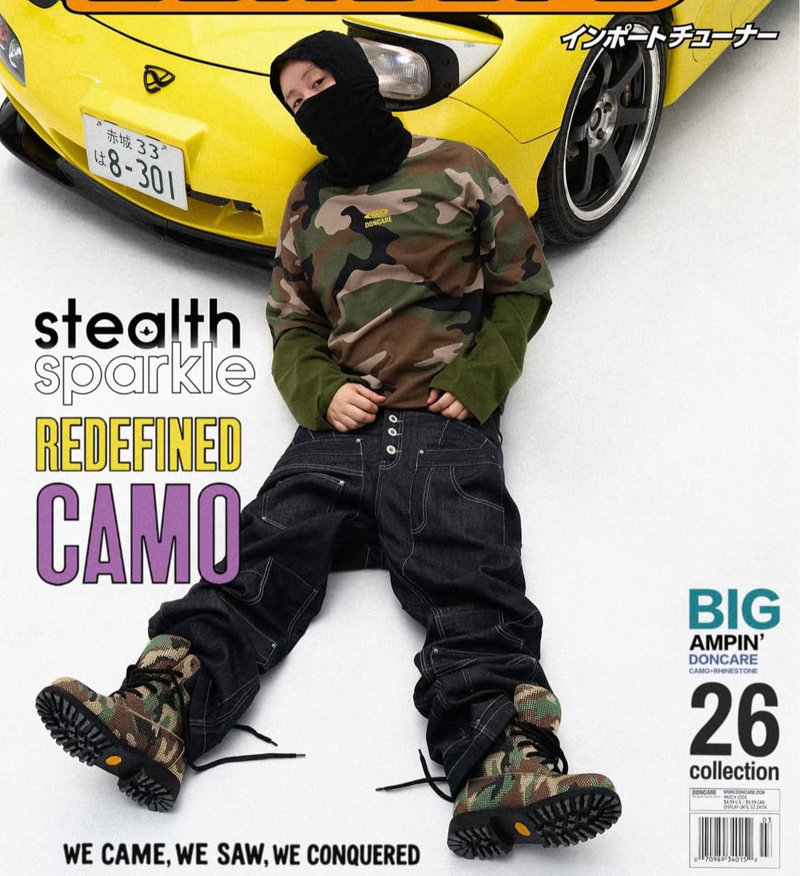 Doncare rhinestone camo boots camo 상품이미지2