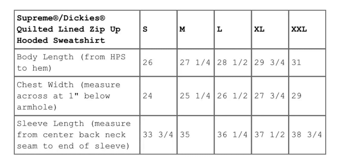 디키즈X슈프림 후드집업 상품이미지3