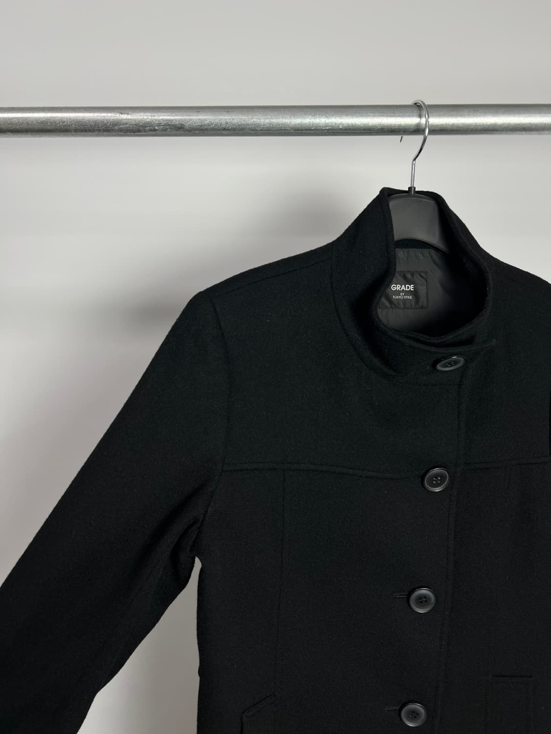 GRADE by TOKYO STYLE 캐시미어 혼방 울 코트  상품이미지5