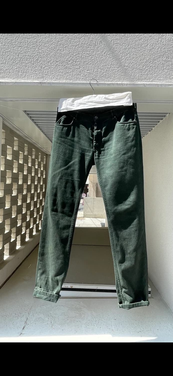 Maison Margiela pants denim deep green 상품이미지1