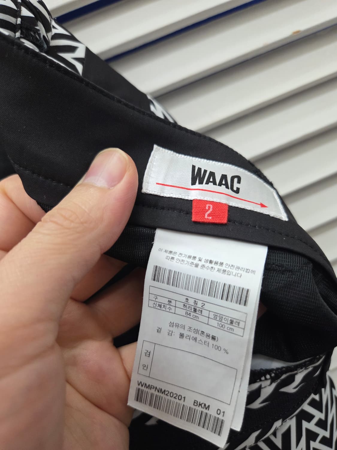 왁 WAAC 패턴 골프 팬츠 상품이미지7