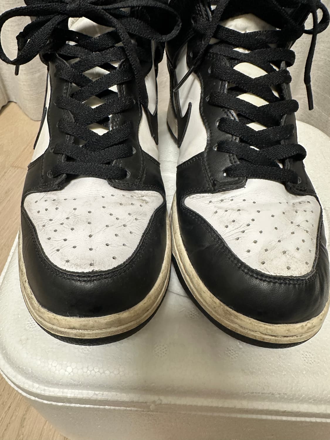 나이키 덩크 하이 레트로 챔피언쉽 화이트 260 상품이미지3