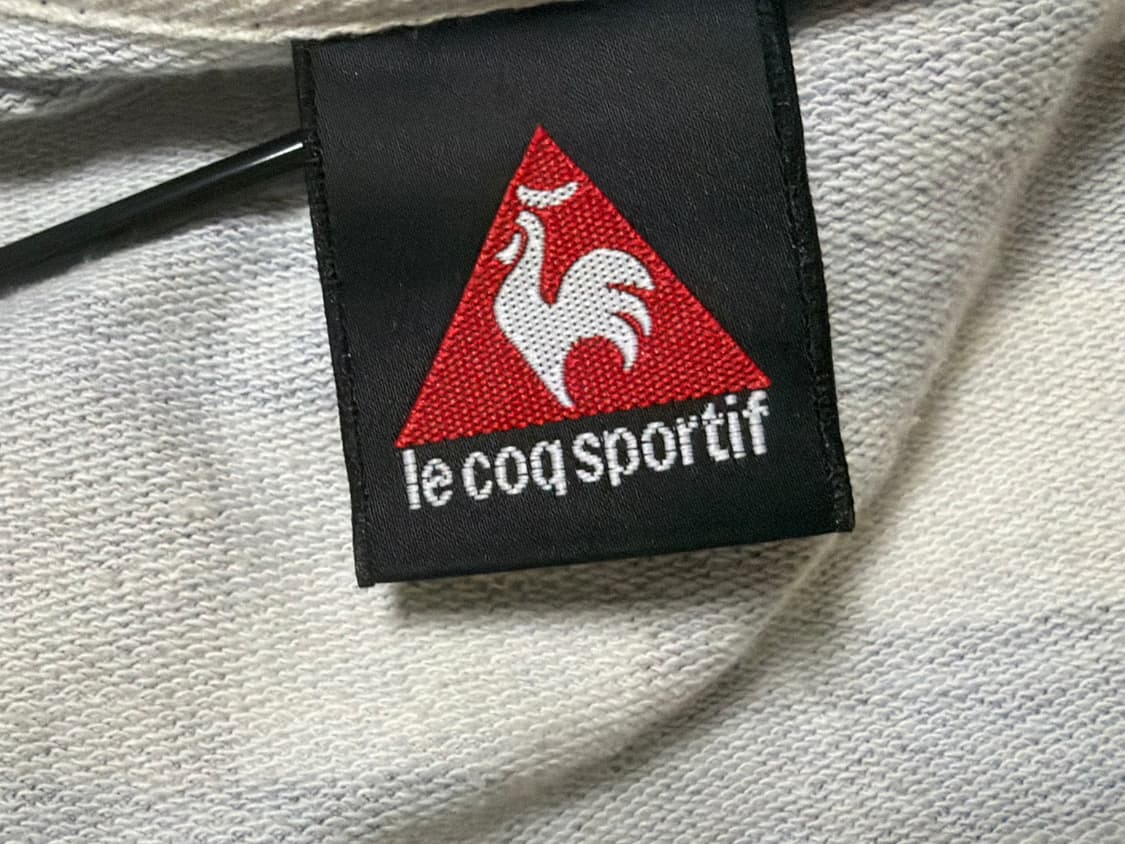 lecoqsportif 르꼬끄 체크 패턴 조끼 후드집업 상품이미지4