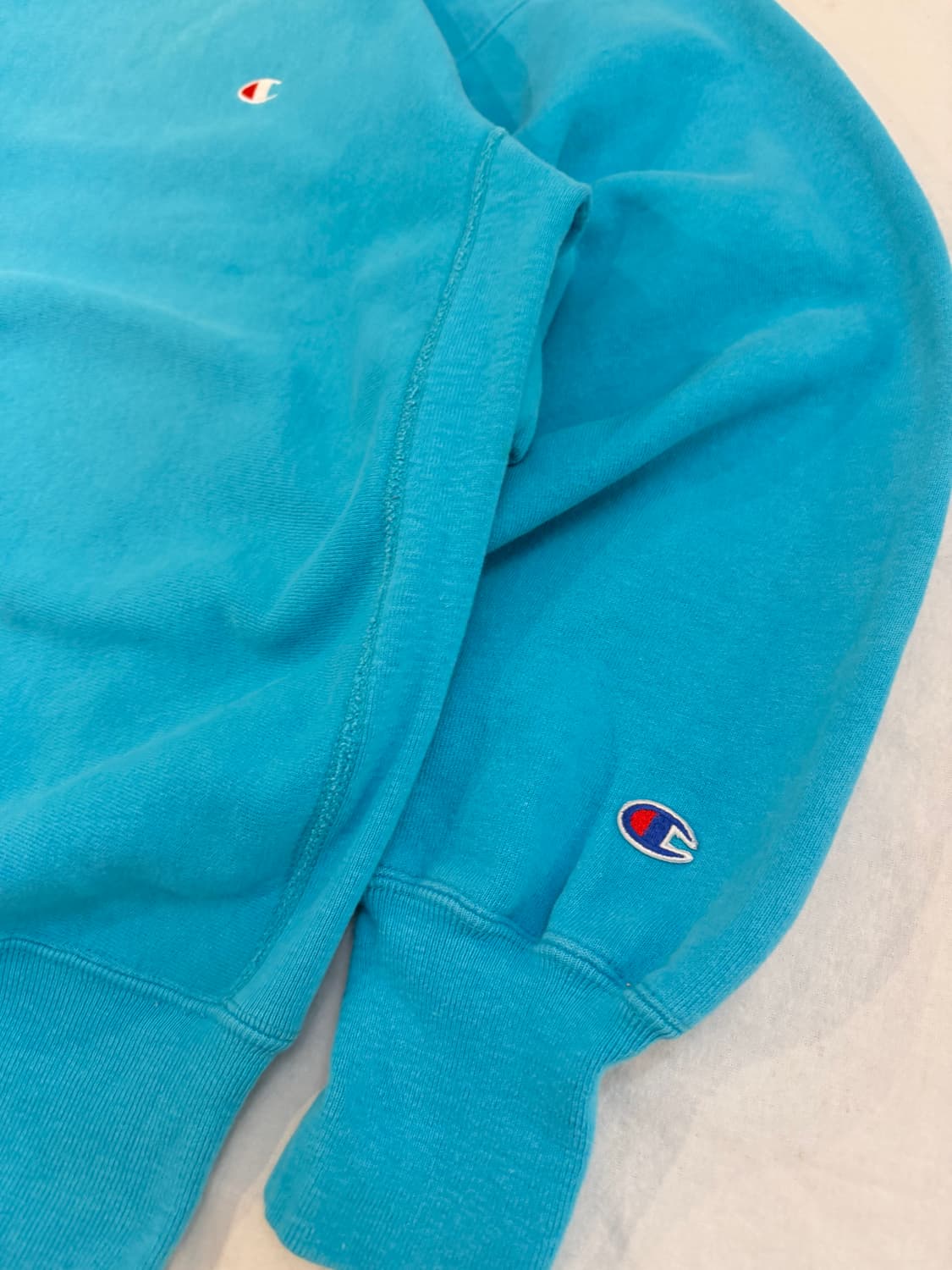 90s 챔피온 리버스위브 스웻셔츠 맨투맨 아쿠아민트 상품이미지2