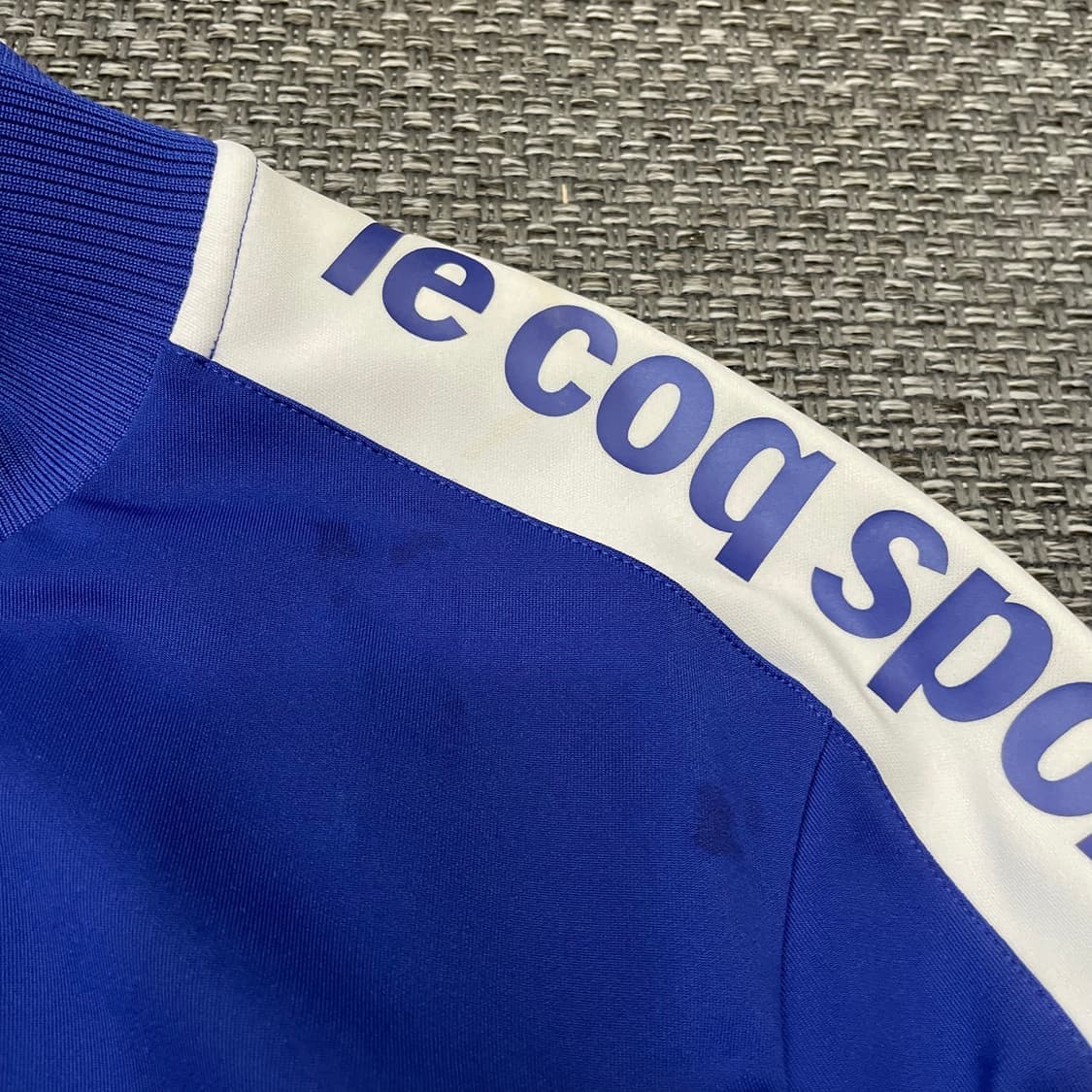 르꼬끄 블루 로고포인트 져지 트랙탑 95 상품이미지4